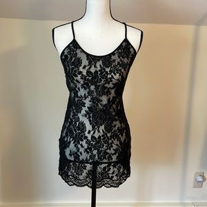 Victoria’s Secret lacy black negligee